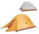 Cloud-Up 1 Person Tent Lightweight Backpacking Tent for One Man, 210T Orange
