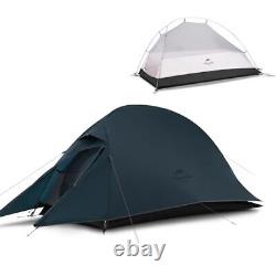 Cloud-Up 1 Person Tent Lightweight Backpacking Tent for One Man, Navy Blue