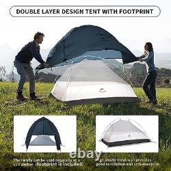 Cloud-Up 1 Person Tent Lightweight Backpacking Tent for One Man, Navy Blue