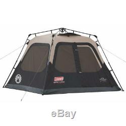 Coleman 6 Man Person 10x9 Instant Cabin Family Camping Tent Shelter withRainfly