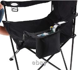 Coleman Camping Chair with Built-In 4 Can Cooler Black