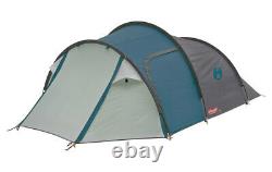 Coleman Cortes 3 Man Blue Tent Camping Outdoor Festivals Backpacking Lightweight