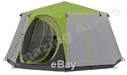 Coleman Cortes Octagon 8 Berth Man Person Tent Cannopy Camping Festival New