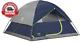 Coleman Dome Tent for Camping Sundome Tent with Easy Setup, Navy/Grey