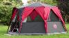 Coleman Festival Octagon Tent Large 8 Man Tent With 360 Surrounding View