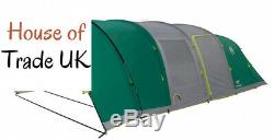 Coleman Inflatable Tent Valdes, 4/6 man Camping tent with 6 Person XL, Green