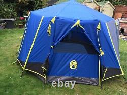 Coleman Octago 3 Man Tent Berth Camping Glamping Festival Garden Caravaning BBQ