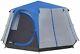 Coleman Octagon Cortes 6-8 Man Waterproof Tent for Camping/Festivals Blue