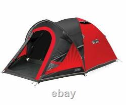 Coleman Polyester Blackout 3 Dome Tent 3 Man Camping Tent With Fibreglass Poles