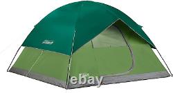 Coleman Sundome Camping Tent, 2/3/4/6 Person Dome Tent with Easy Setup, Include