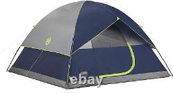 Coleman Sundome Camping Tent, 2/3/4/6 Person Dome Tent with Easy Setup, Included