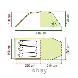 Coleman Tent Coastline 3 Plus, Compact 3 Man Tent, Also Ideal for Camping in the