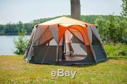 Coleman Tent Cortes Octagon 6 To 8 Man Festival Tent Large Dome Orange Camping