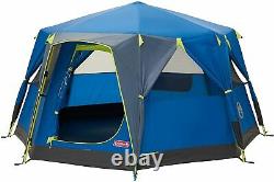 Coleman Tent Octago, 3 Man Tent Ideal for Camping in the Garden, Dome Tent, Wate