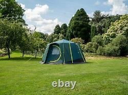 Coleman Tent Octagon 6-8 Man/Person Festival Dome Tent Family Camping 360 view