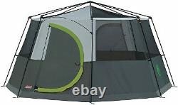 Coleman Tent Octagon, 6 Man Festival Dome Tent, 6 Person Family Camping Tent wit
