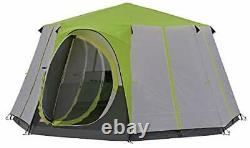 Coleman Tent Octagon, 6 to 8 Man Festival Dome Tent, Waterproof Family Camping