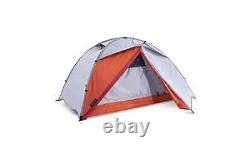 Decathlon 2 Man 1 Room Dome Camping Tent Grey/Orange