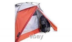 Decathlon 2 Man 1 Room Dome Camping Tent Grey/Orange