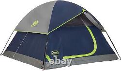 Dome Camping Tent for 4 Person Easy Setup, Rainfly Included, Wind Resistant