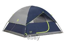 Dome Tent for Camping Sundome Tent with Easy Setup, 4 Person Navy Blue