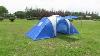 Double Layers 6 Man Family Camping Tent With 2 Sleeping Rooms