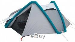 Double Skin AIR SECONDS 3 XL FRESH And BLACK CAMPING TENT 2 Storage Areas, 3 MAN