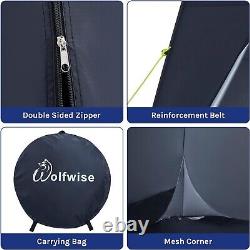 Durable 6.6FT Portable Popup Shower Tent Ideal for Camping & Beach Trips