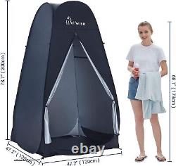 Durable 6.6FT Portable Popup Shower Tent Ideal for Camping & Beach Trips