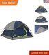 E-Port 4-Person Camping Dome Tent Quick Setup Outdoor Shelter with Rainfly