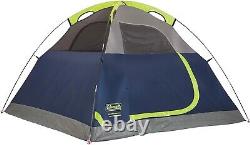 E-Port 4-Person Camping Dome Tent Quick Setup Outdoor Shelter with Rainfly