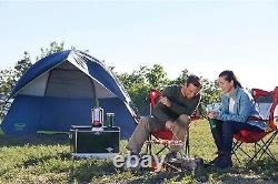 E-Port 4-Person Camping Dome Tent Quick Setup Outdoor Shelter with Rainfly