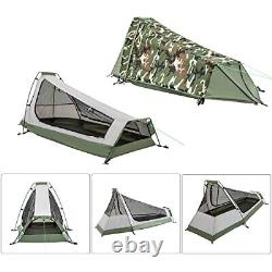 ERTOP 1 Person Bivy Tent Ultralight Backpacking Tent for 1 Man Double Layer