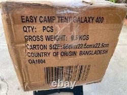 Easy Camp Galaxy 400 Tunnel Tent 4 Person, 3 Rooms Green
