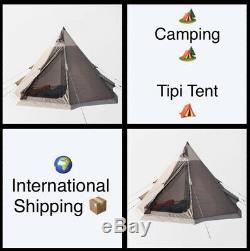 Eurohike Tipi Tent 2 Man Camping BRAND NEW Waterproof Repair Kit Easy Set Up