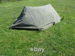 Ex British Army 2 Man Canvas Bivvy Tent Camping Fishing Festival MOD Military