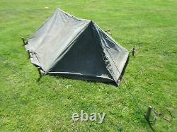 Ex British Army 2 Man Canvas Bivvy Tent Camping Fishing Festival MOD Military