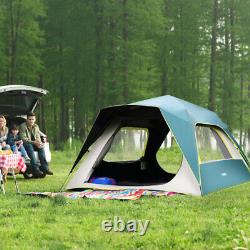 Family outdoorTent Instant Pop Up Tent Breathable Outdoor Camping Hiking 34 Man