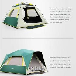 Family outdoorTent Instant Pop Up Tent Breathable Outdoor Camping Hiking 34 Man