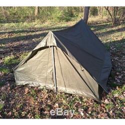 French Army Military Surplus Camping 2 Man Pup Tent
