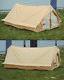 French Two Man Tent Khaki Used Outdoor Camping Duo Tent Biwak Tent