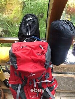 Full Starter Setup! Deuter Act Lite 40 + 10 & Essentials TENT, Sleeping. NEW