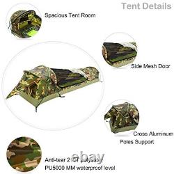 GEERTOP Ultralight 1 Person Bivy Tent for Camp Waterproof Single Man Tent for