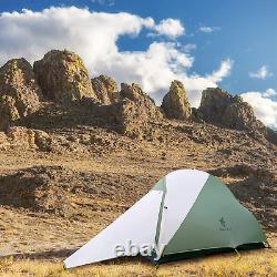 GEERTOP Ultralight 1 Person Tent for Backpacking Single Man Tent 4 Season Waterp