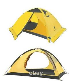 GEERTOP Ultralight 2 Man Tents For Camping Hiking Waterproof Double Layer Yellow