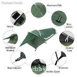GEERTOP Ultralight Single Person Bivy Tent for Camp Waterproof 1 Man Tent For