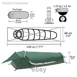 GEERTOP Ultralight Single Person Bivy Tent for Camp Waterproof 1 Man Tent For