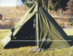 Genuine Polish Army 2 Man Canvas Teepee Tent Lavvu Rain Poncho festival camping