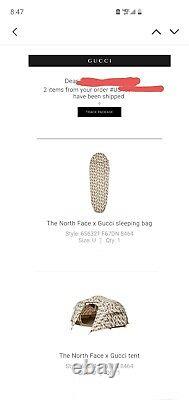 Gucci x North Face Tent AND Sleeping Bag
