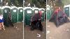 Guy Leaves Toilet Wearing Portable Tent